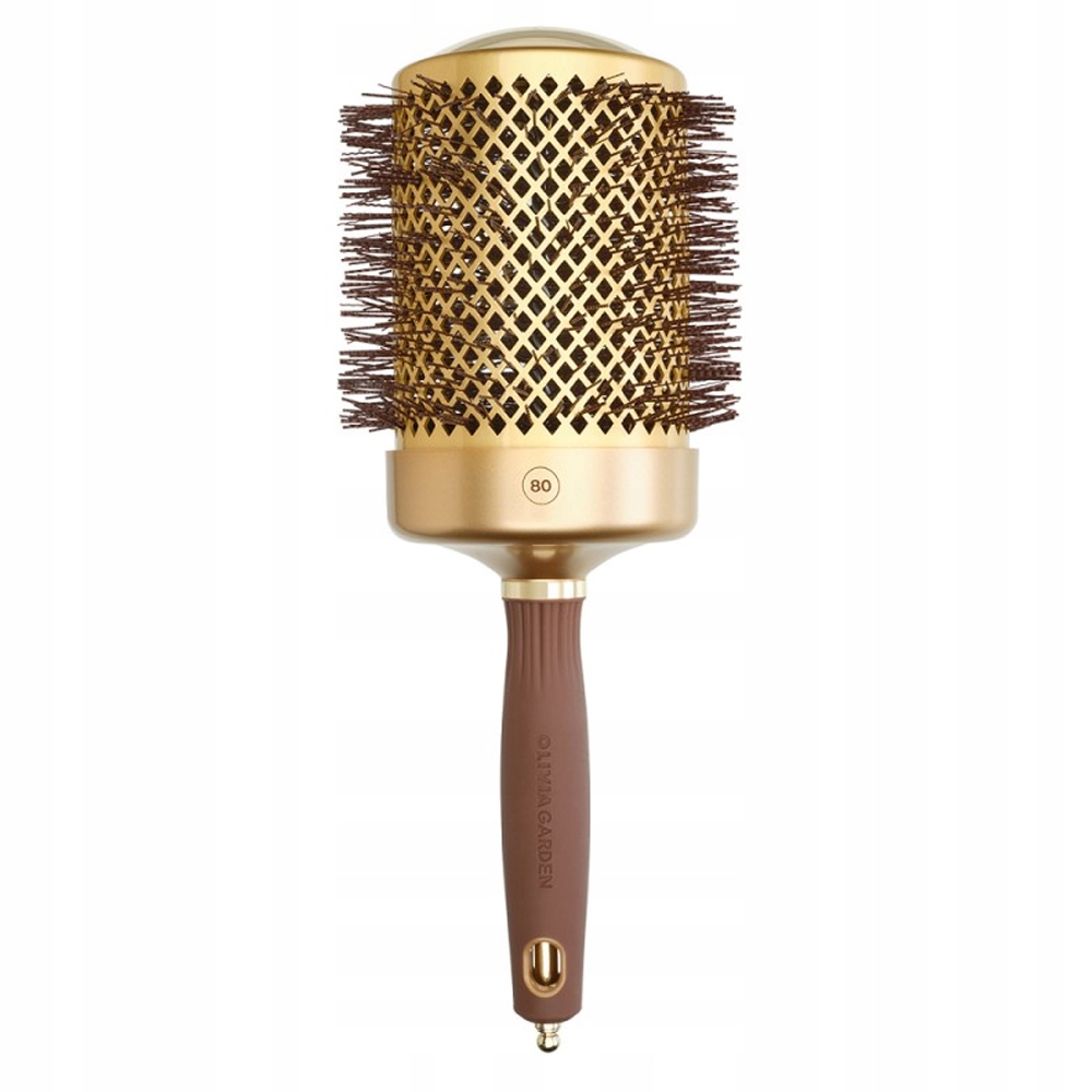 Olivia Garden Expert Blowout Shine Gold&Brown modelovací kartáč 80