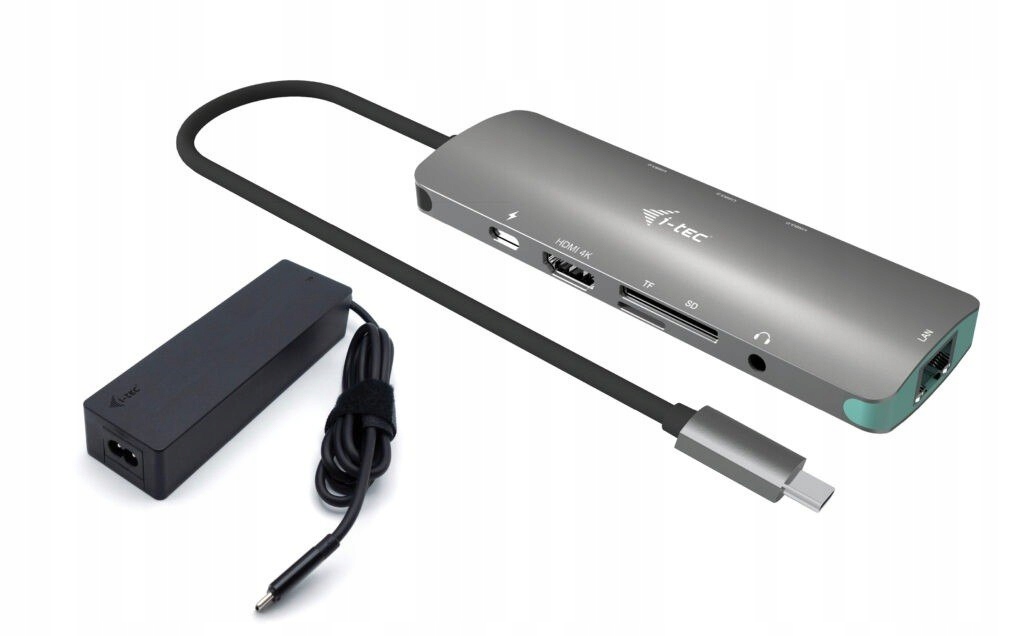 I-tec Zestaw Usb-c Metal Nano Docking Station 4K Hdmi Lan with Power Delive