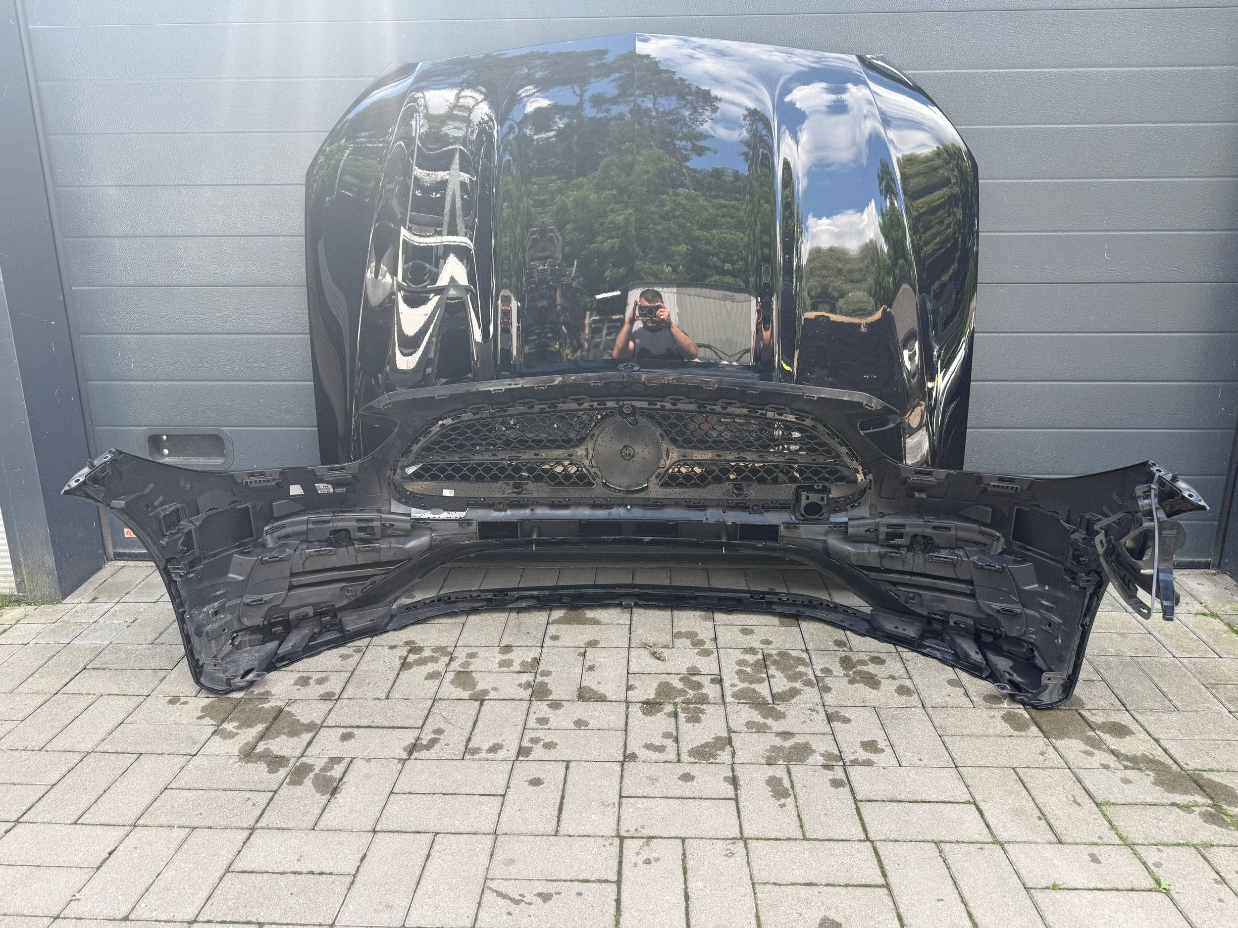 Mercedes C W206 AMG 21- bonnet bumper front front
