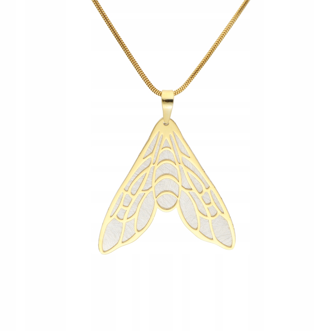 Přívěsek můra pozlacená stříbro rhodiované