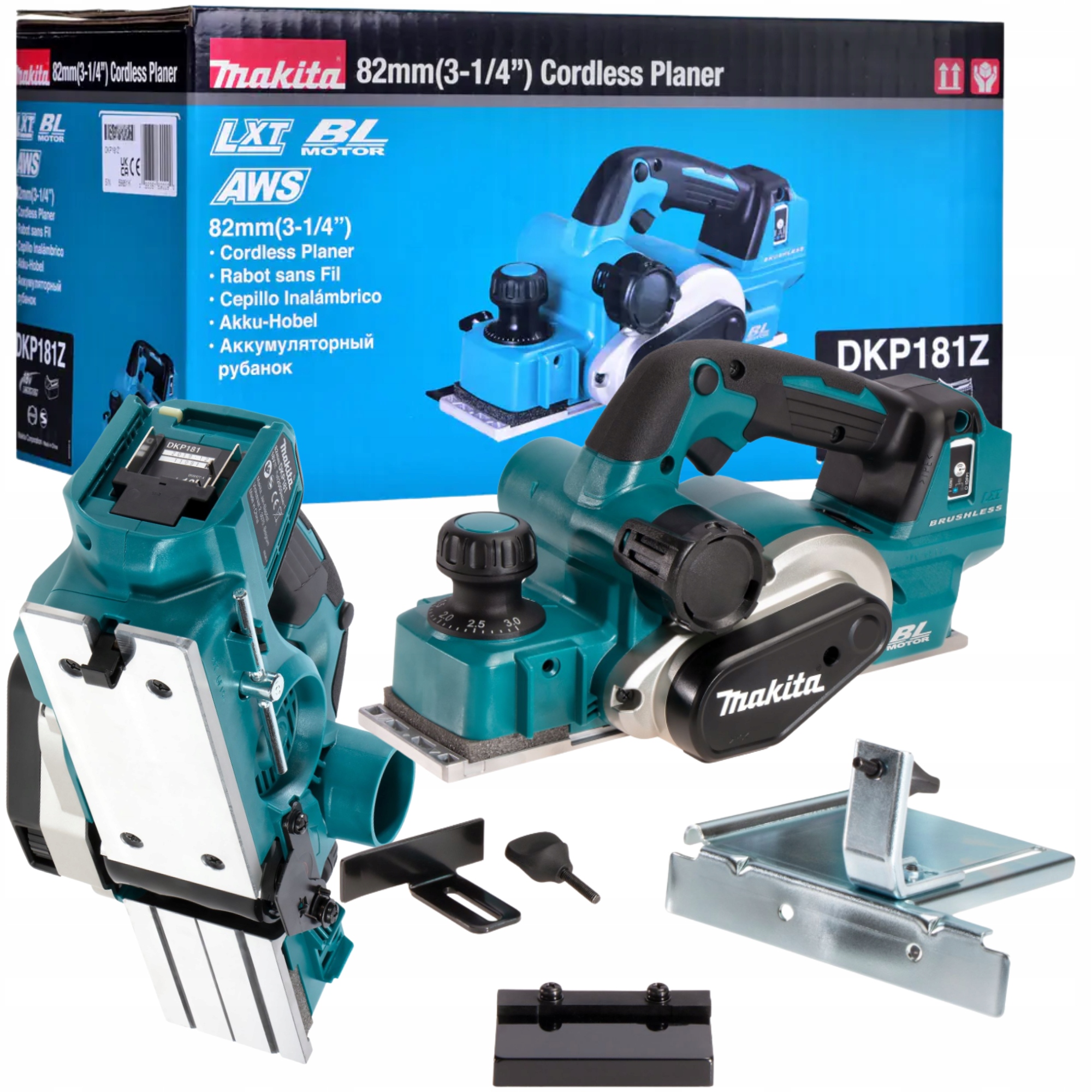 Makita Akumulatorowy strug hebel do drewna 18V Aws DKP181Z