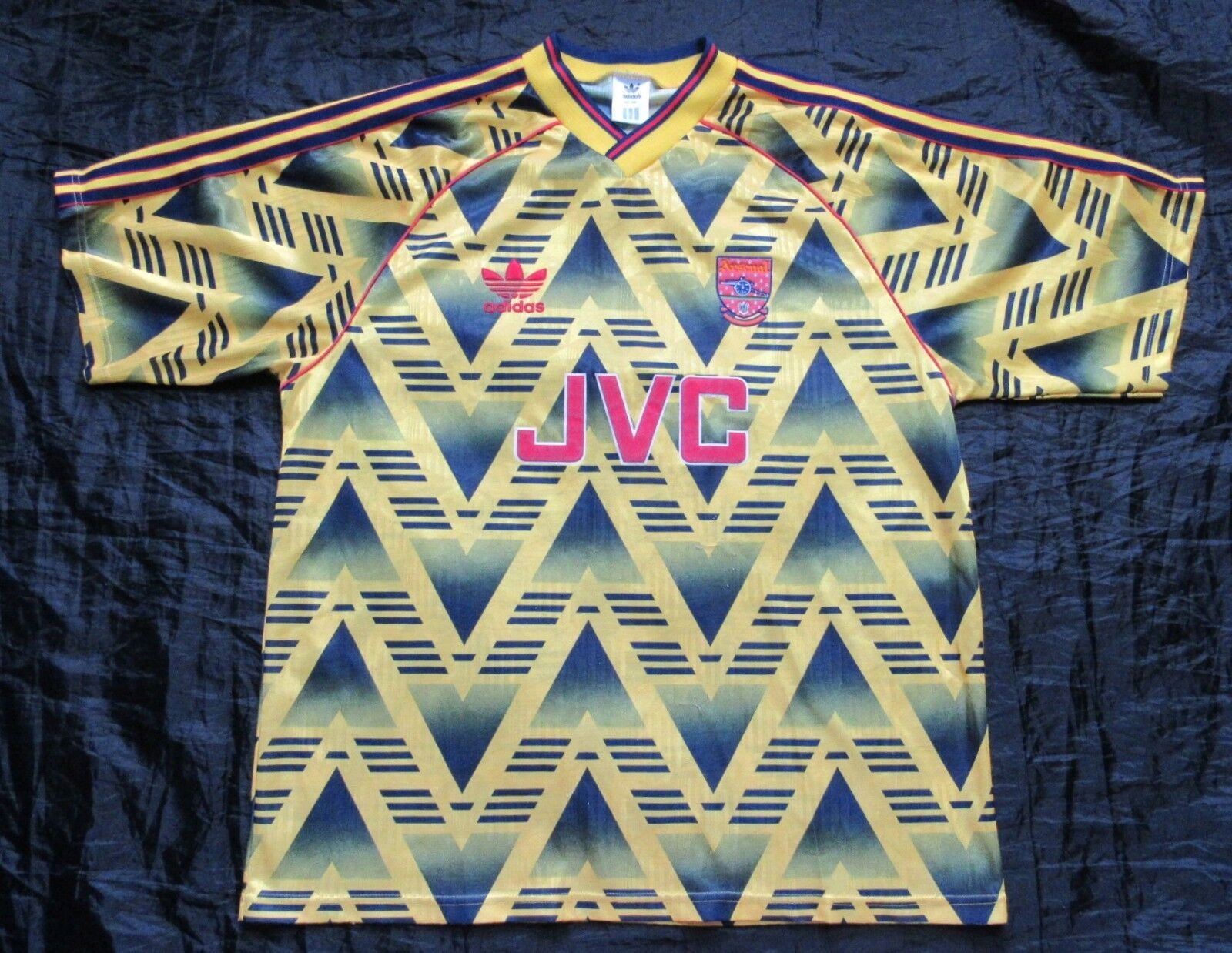 ARSENAL LONDON ADIDAS ORIGINALS BANANA 1991-1993 L