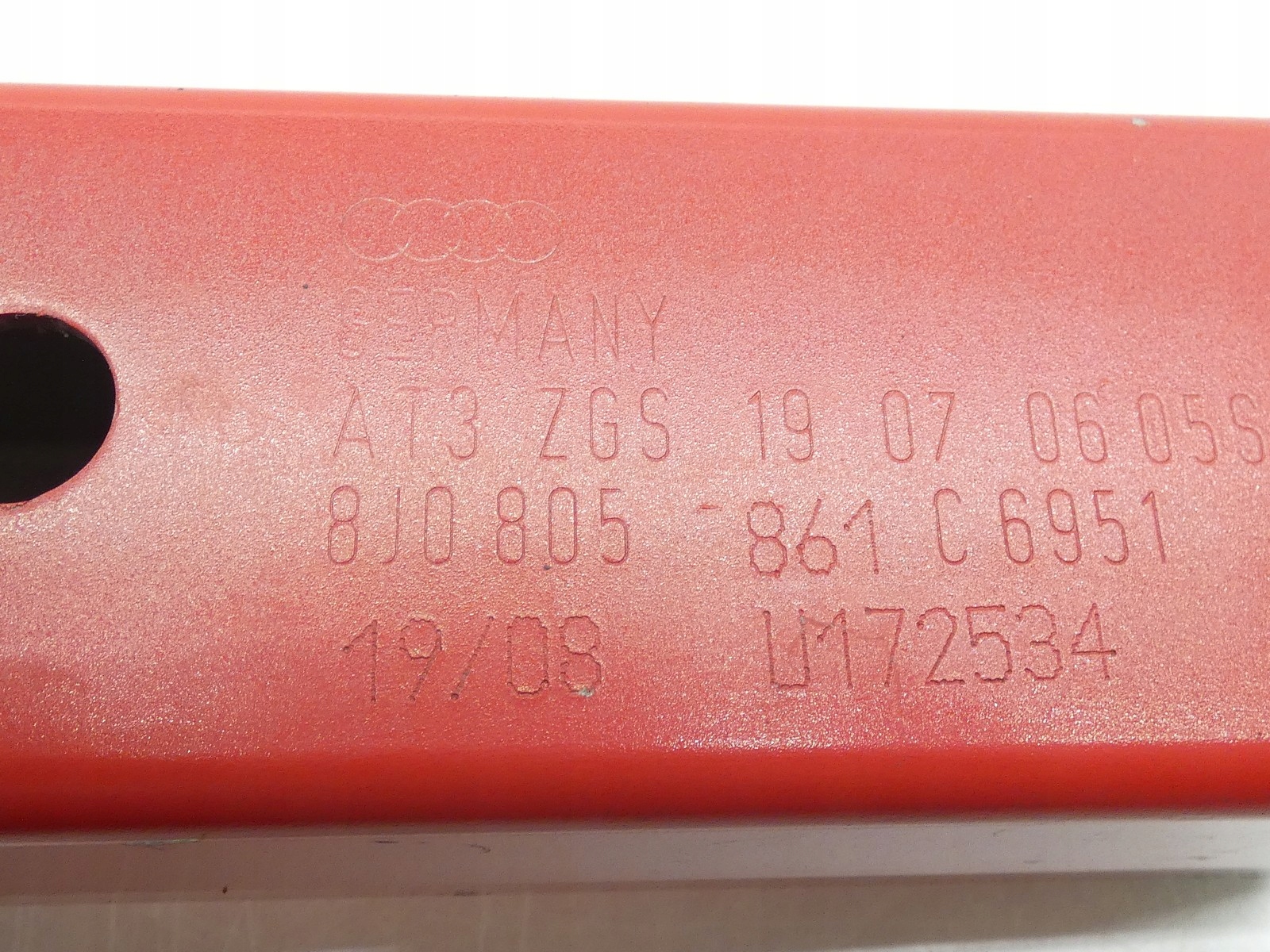 beam tip quarter part left AUDI TT 8J LY3J 8J0806109D