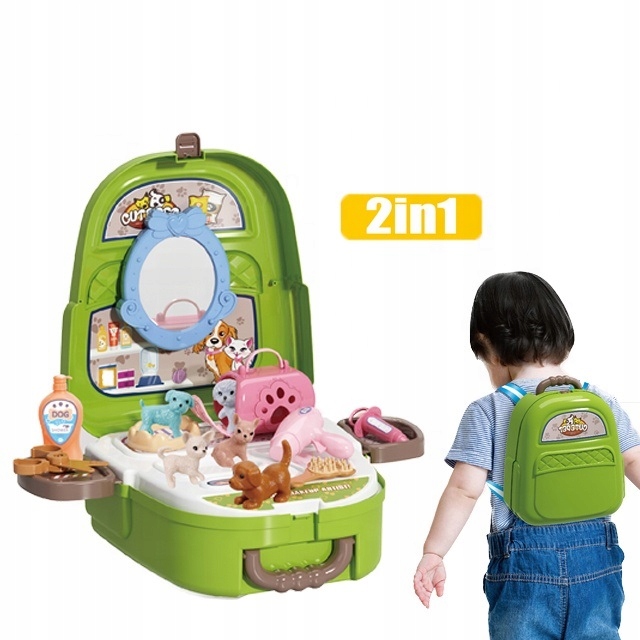 

Zestaw Do Pielęgnacji Zwierzątek W Walizce zielony