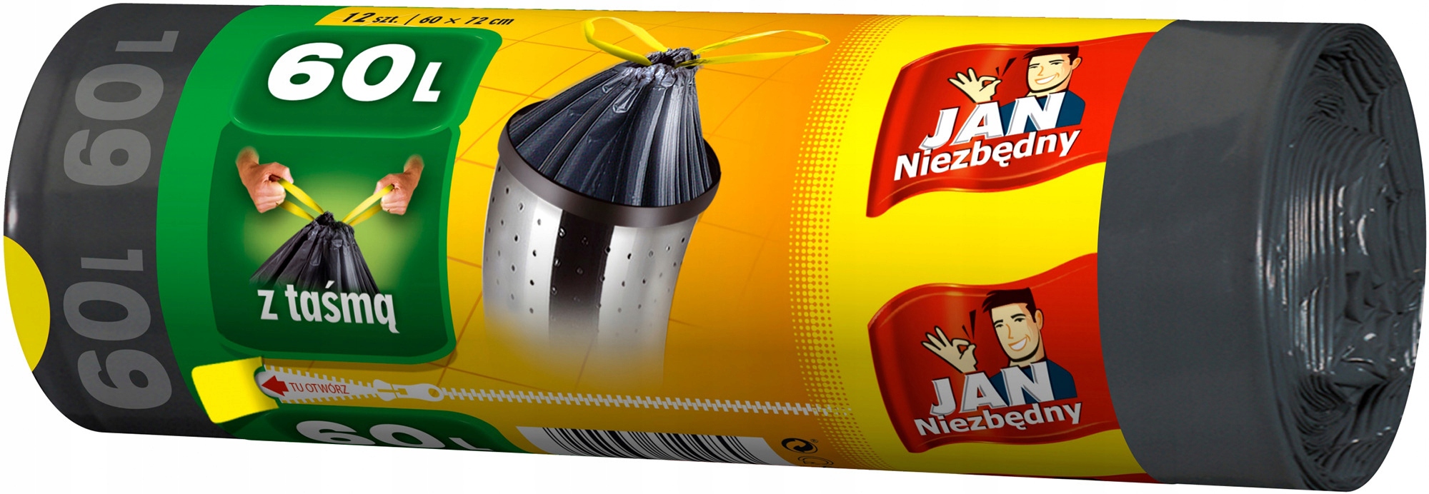 

Worki na śmieci Jan Niezbędny Classic 60L