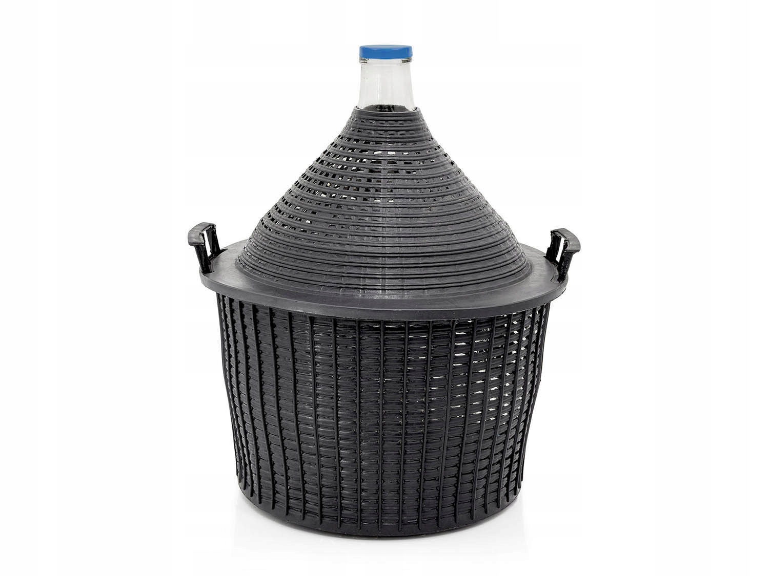 

Balon na wino gąsior dymion butla w koszyku 34L