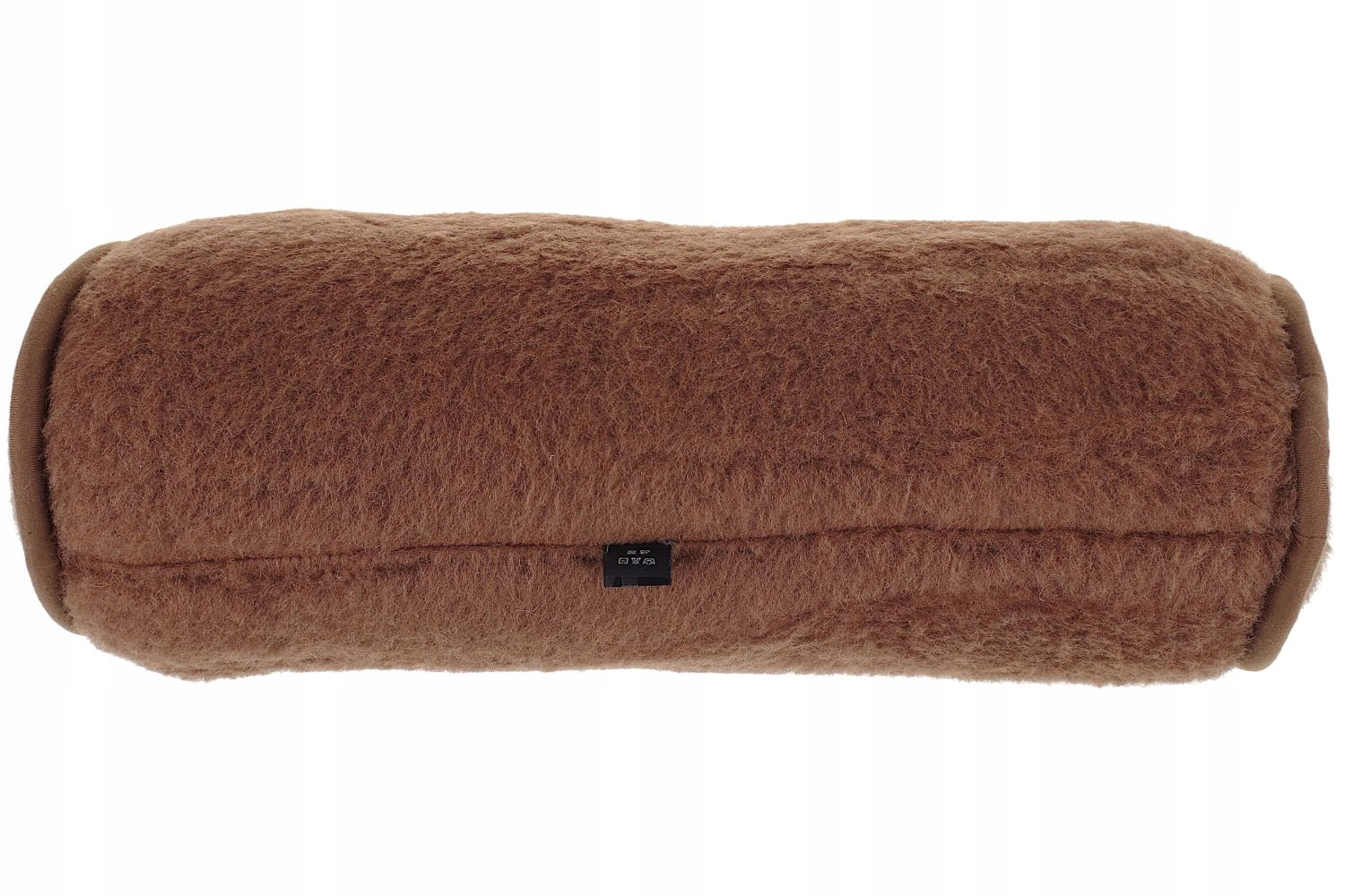 

Poduszka wełniana wałek 100% merynos 50 cm brązowy