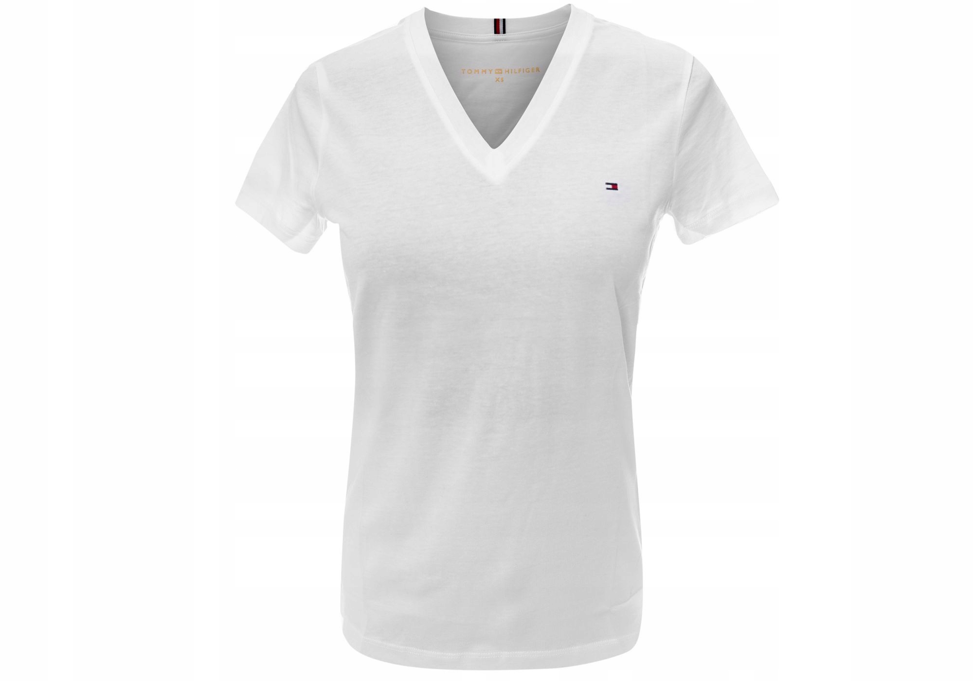 

Tommy Hilfiger Koszulka T-shirt V-neck White r. Xs