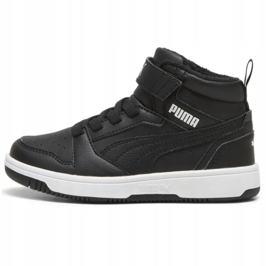 Buty dziecięce zimowe ocieplane Puma Rebound 30797901 wysokie czarne 27,5