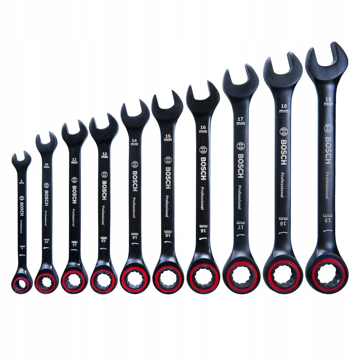 Zestaw Kluczy Płaskich Płasko-oczkowych Bosch 1600A016BU 8-19 MM 10 Szt.