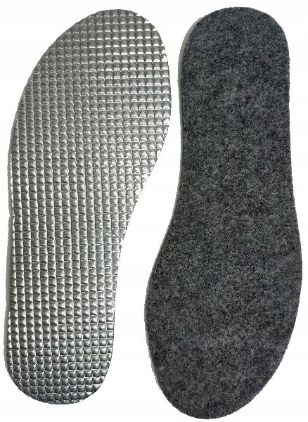 WKŁADKI DO BUTÓW ALUMINIOWE FILCOWE GRUBE roz. 41