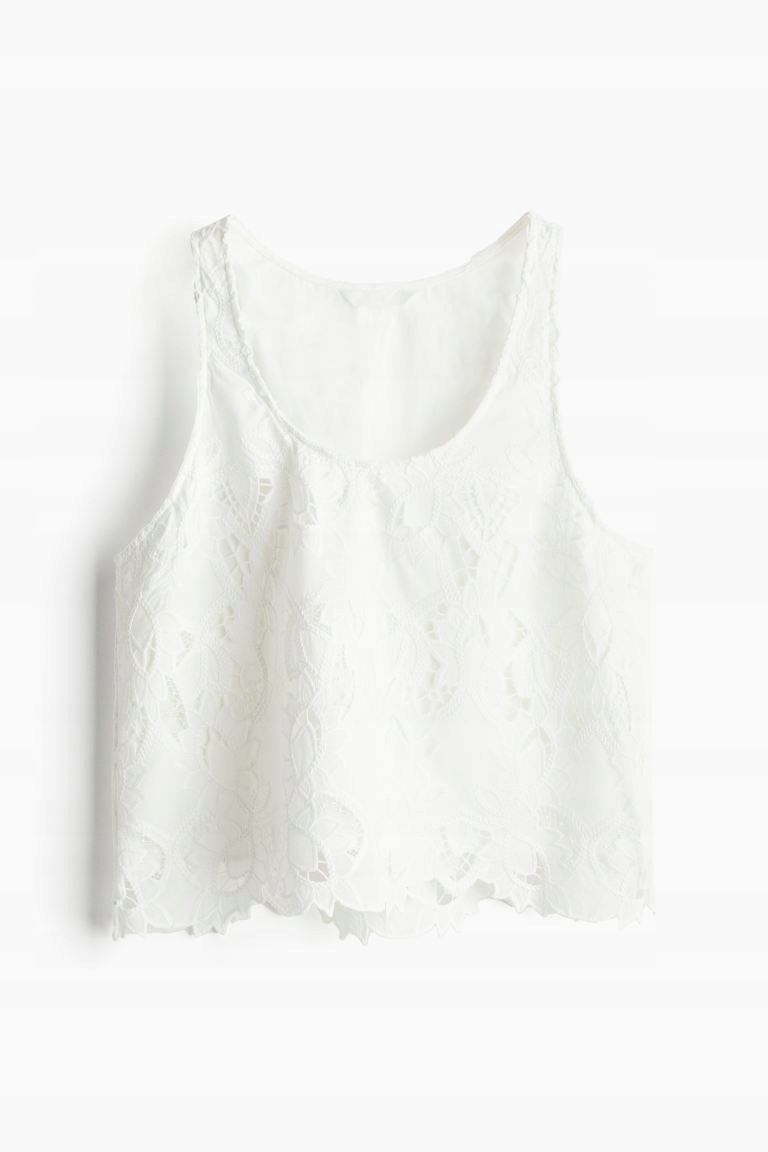 H&M 38/M vyšívaný top