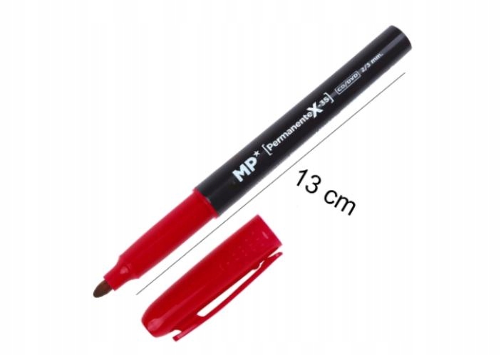 MARKER PERMANENTNY 1 SZT. CZERWONY Marka MP