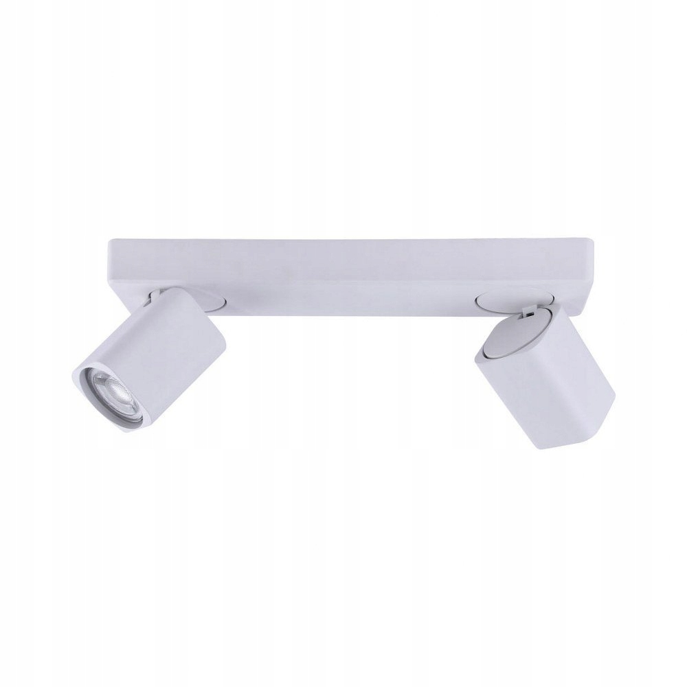 Bílá dvoubodová stropní svítidlo Senova reflektor