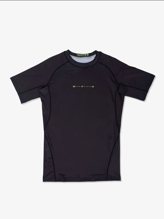 Manto Rashguard Shortsleeve Mantofighter czarny XL