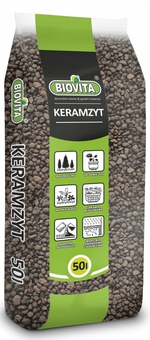 

Biovita Keramzyt Drobny 4-8mm 50l