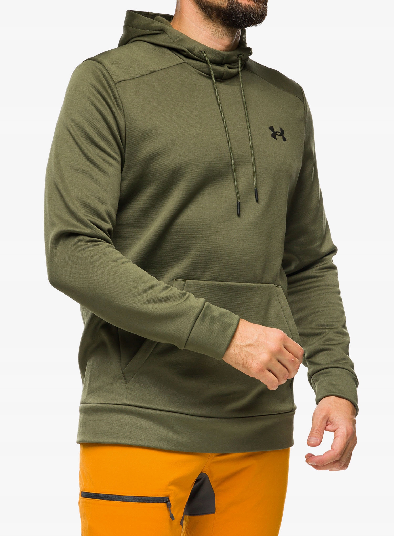 Mikina Ua Armour Fleece Hoodie-GRN
