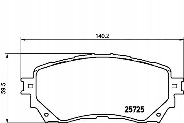 Textar Kostky Ham. Mazda Přední 6 12- Asistent řidiče #28