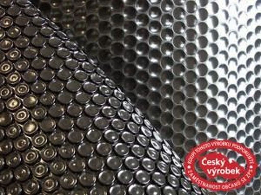 Solární plachta kruh 3,00 m fólie 200 mic černá