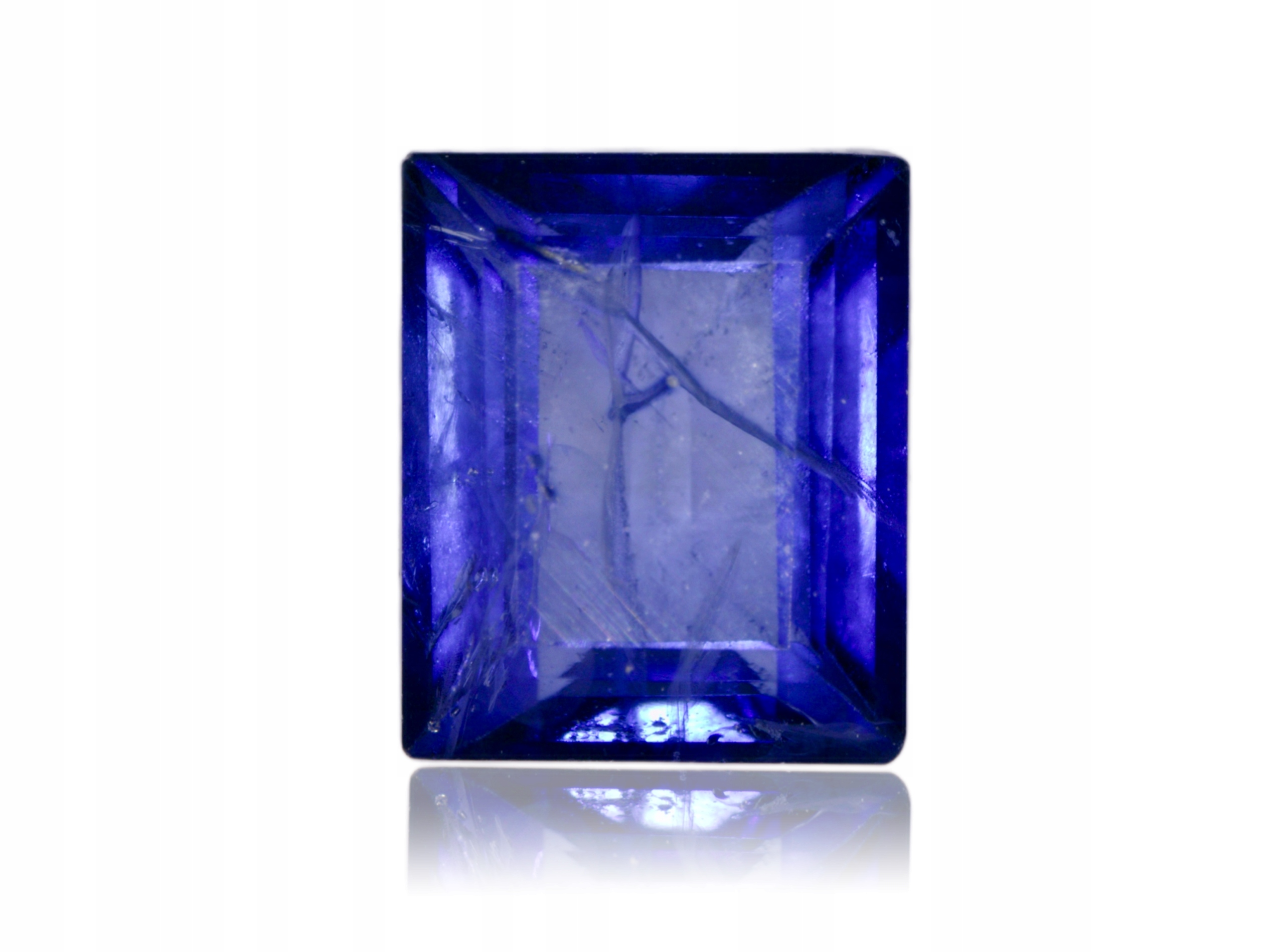 Safír 0.90ct Modrá Bageta eCertifikát Wbd