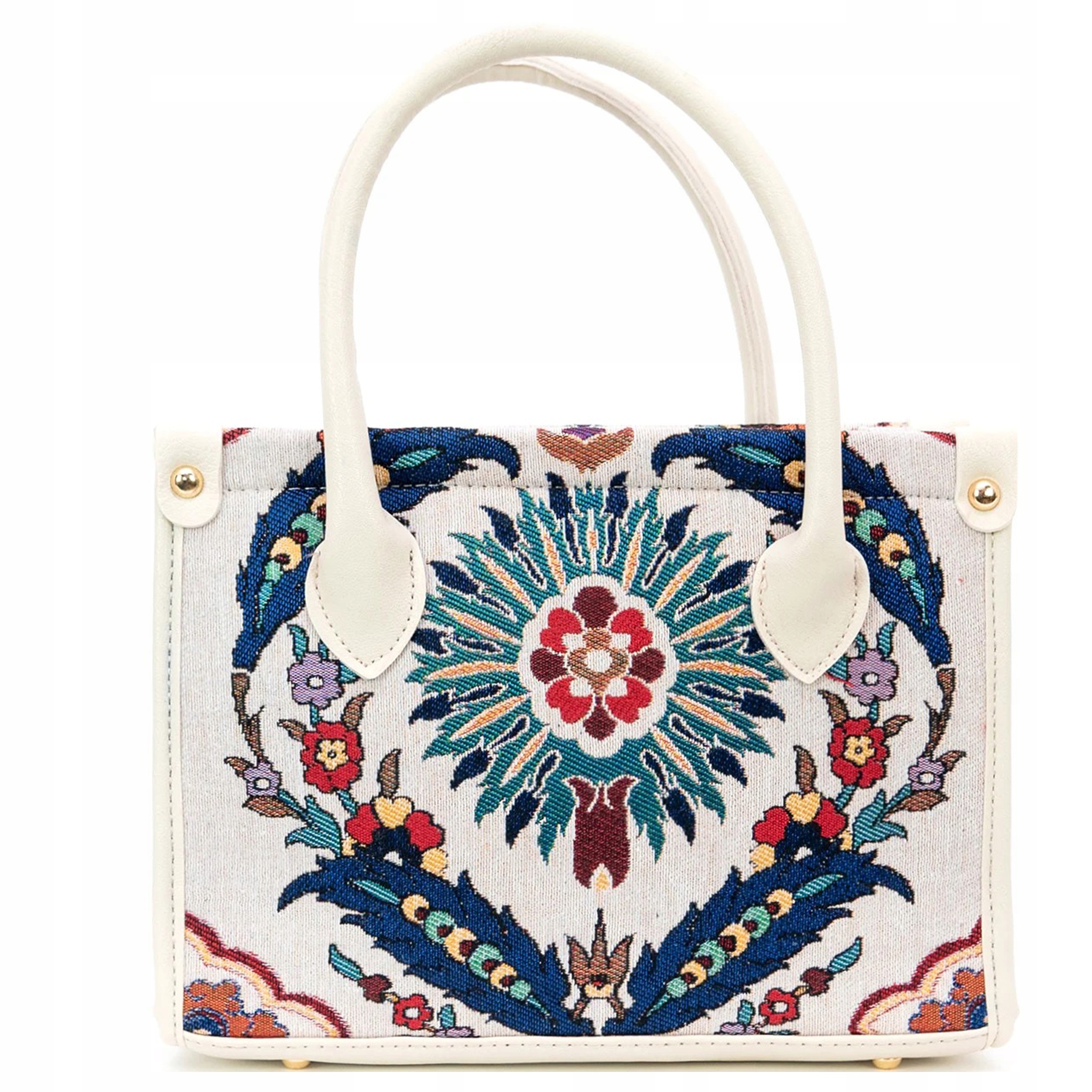 Taška přes rameno Crossbody Shopperka Ekokůže Gobelin Orientální vzor