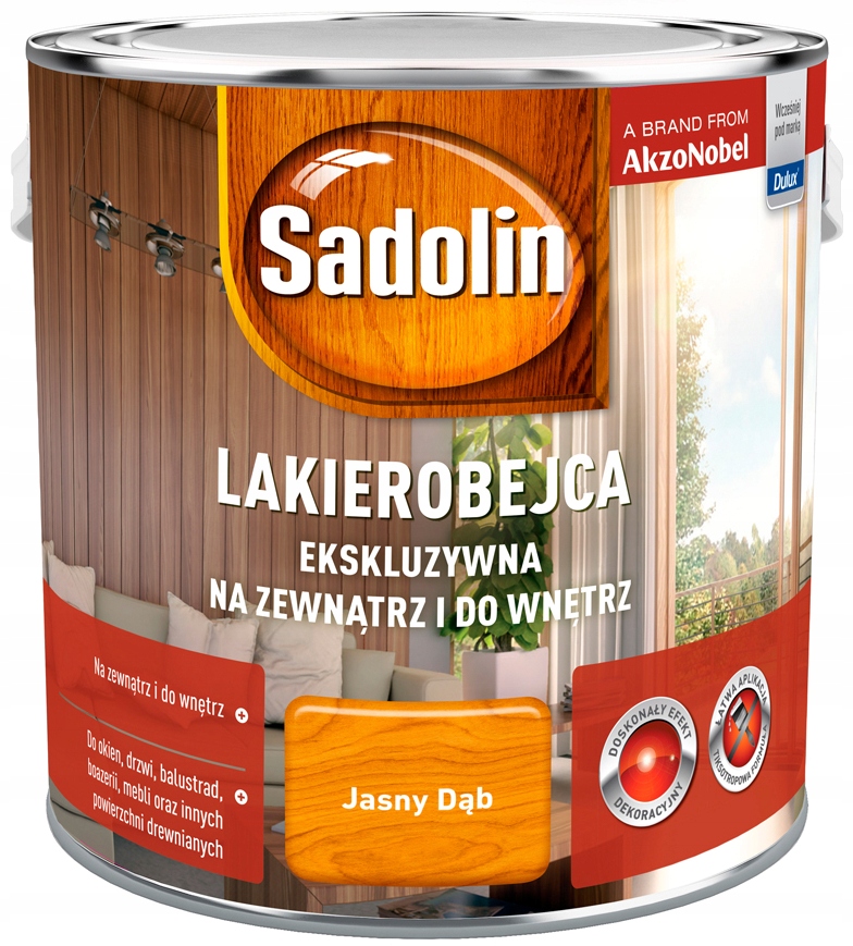 Sadolin Lakierobejca Exkluzívny svetlý dub 2,5 l