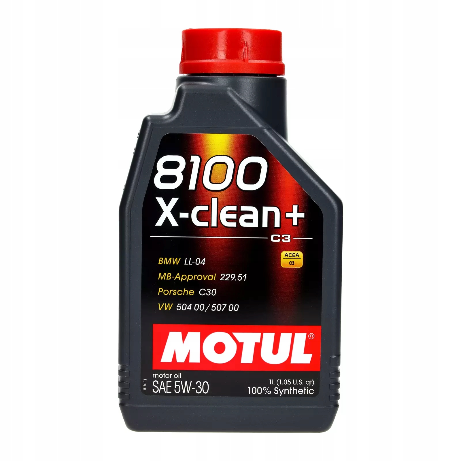 

Olej silnikowy Motul 8100 X-clean+ 5W-30 1L