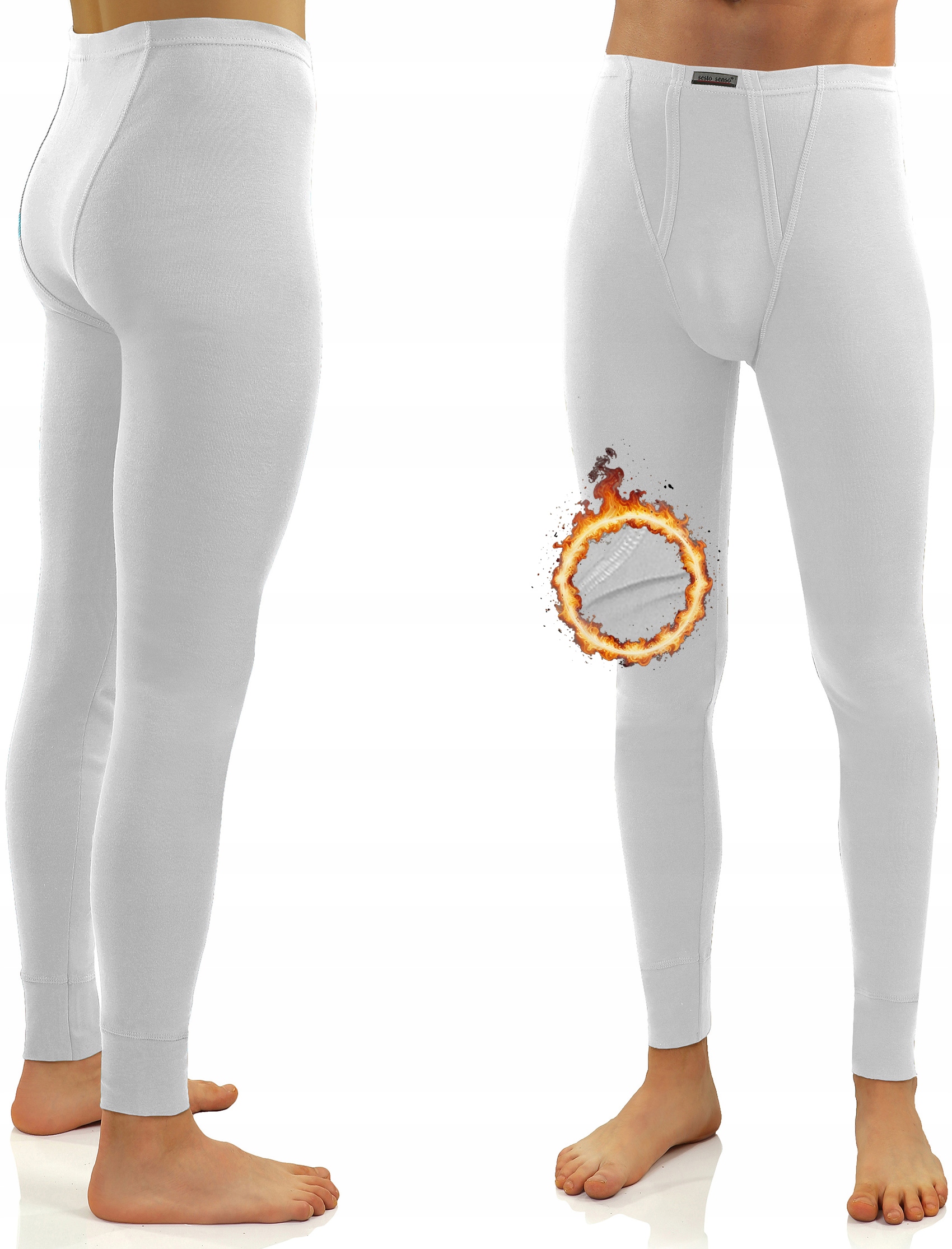 Sesto Senso Pánské kalhotky 2 kusy 100% bavlna 3XL bílé