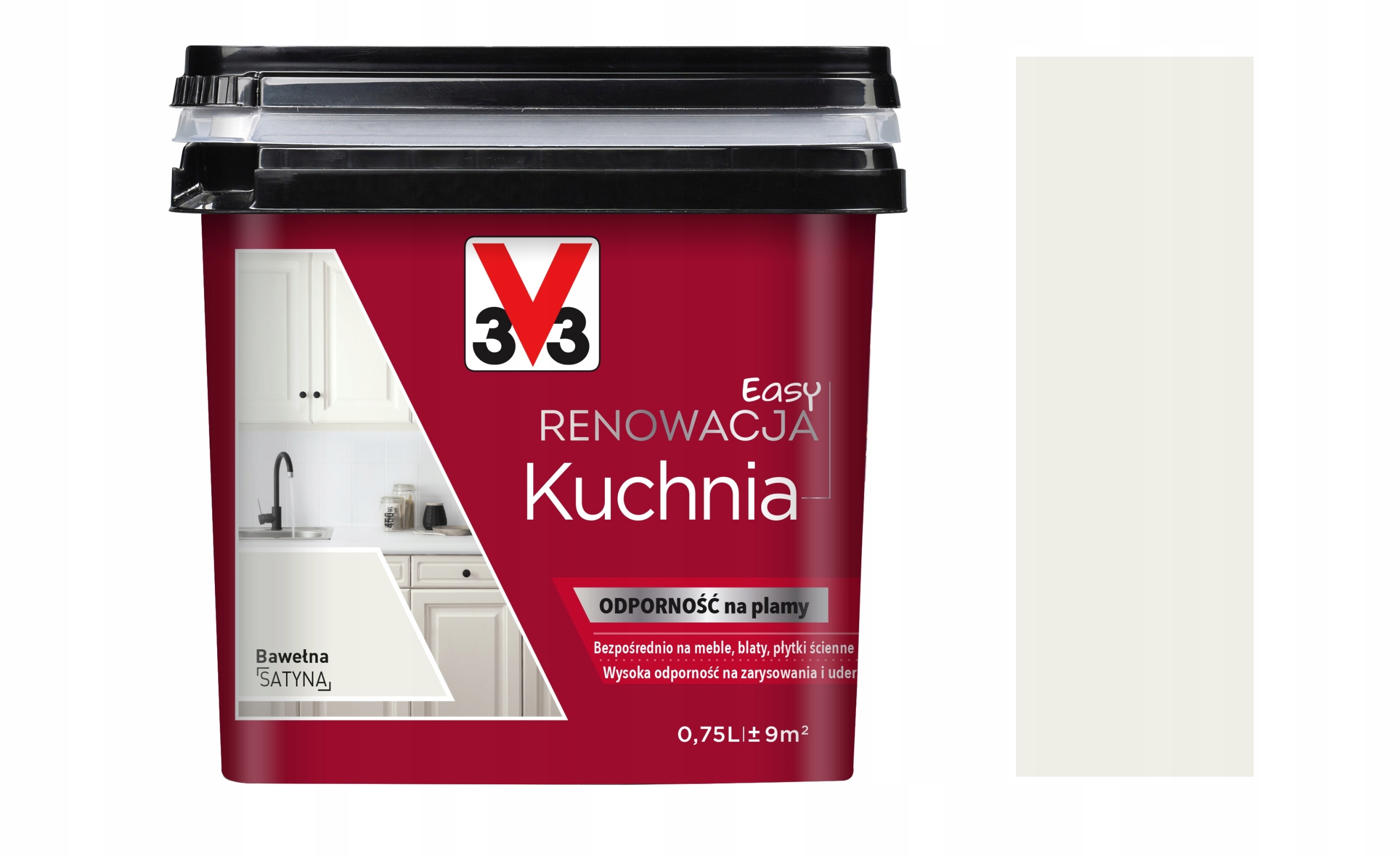 Farba V33 Easy Renowacja Kuchnia Bawełna 0.75L