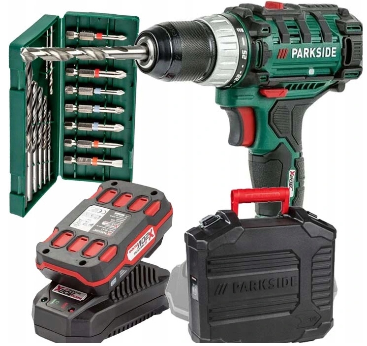 

Wiertarko-wkrętarka Parkside Pabs 20-LI E6 X20V