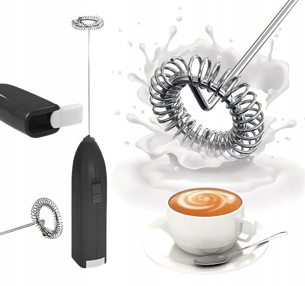 Spieniacz do mleka kawy mini ubijacz mix kolorów 2087