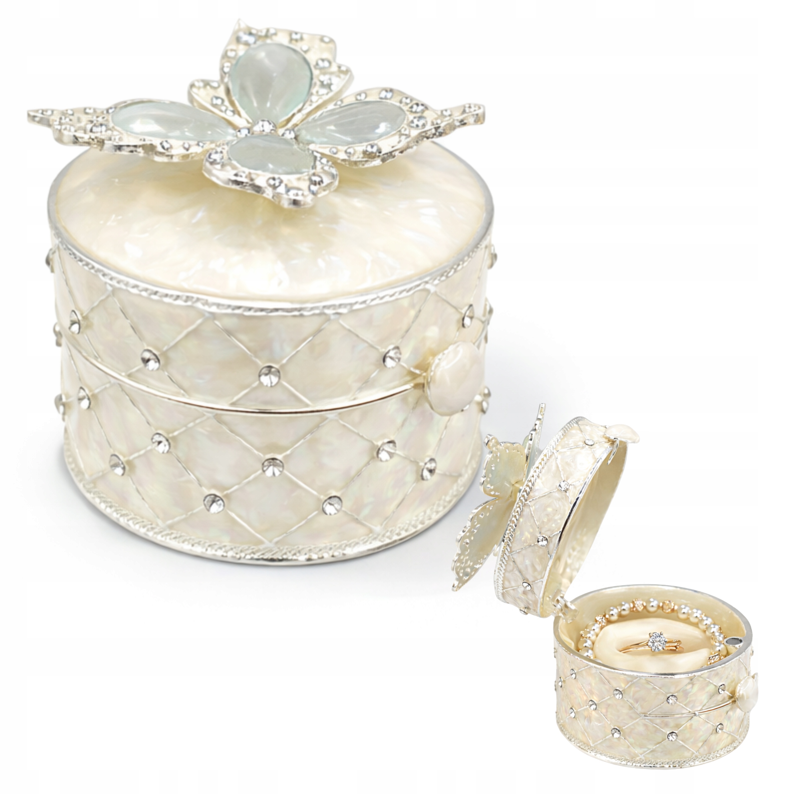 Šperkovnice na bižuterii drobnosti krabička dárek pro manželku maminky přítelkyně