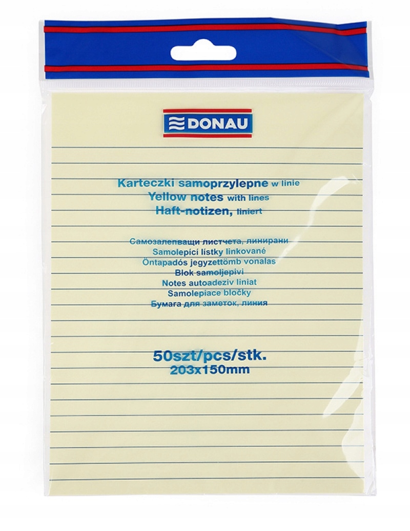 

Bloczek samoprzylepny 75gsm żółty karteczki notes