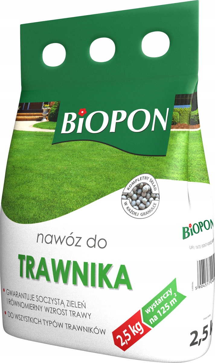 

Nawóz Do Trawnika Trawy granulowany 2,5 kg Biopon