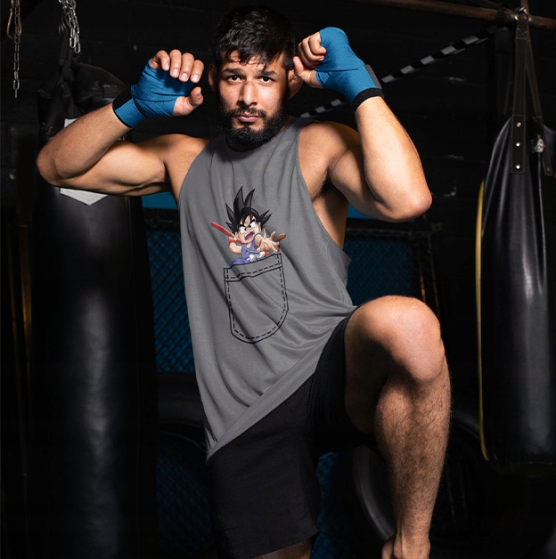 TANK TOP DRAGONBALL GOKU POCKET Rozmiar M