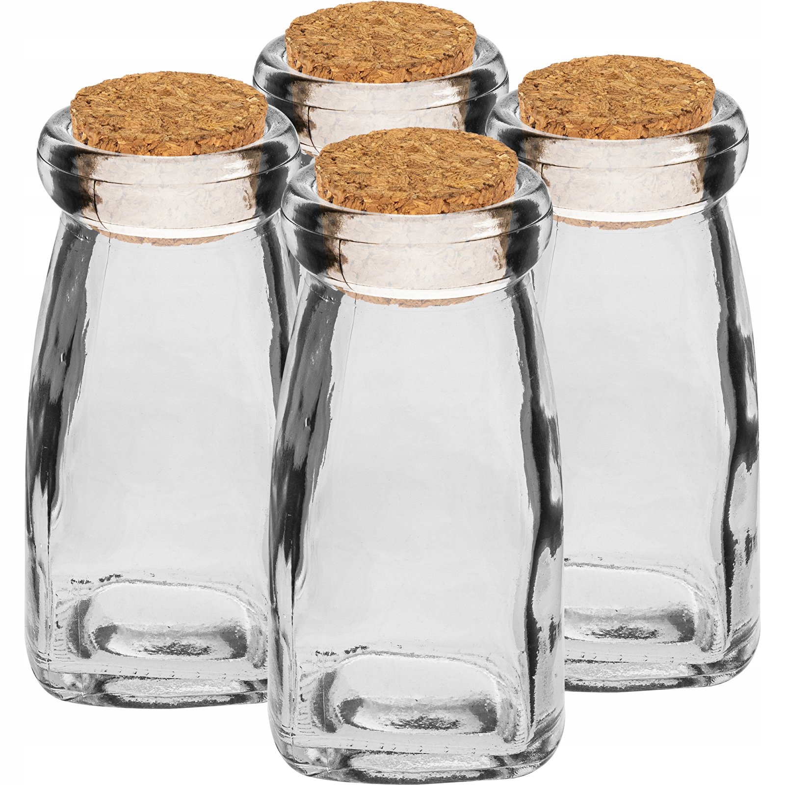 

4szt butelki buteleczki 90ml z korkiem Browin
