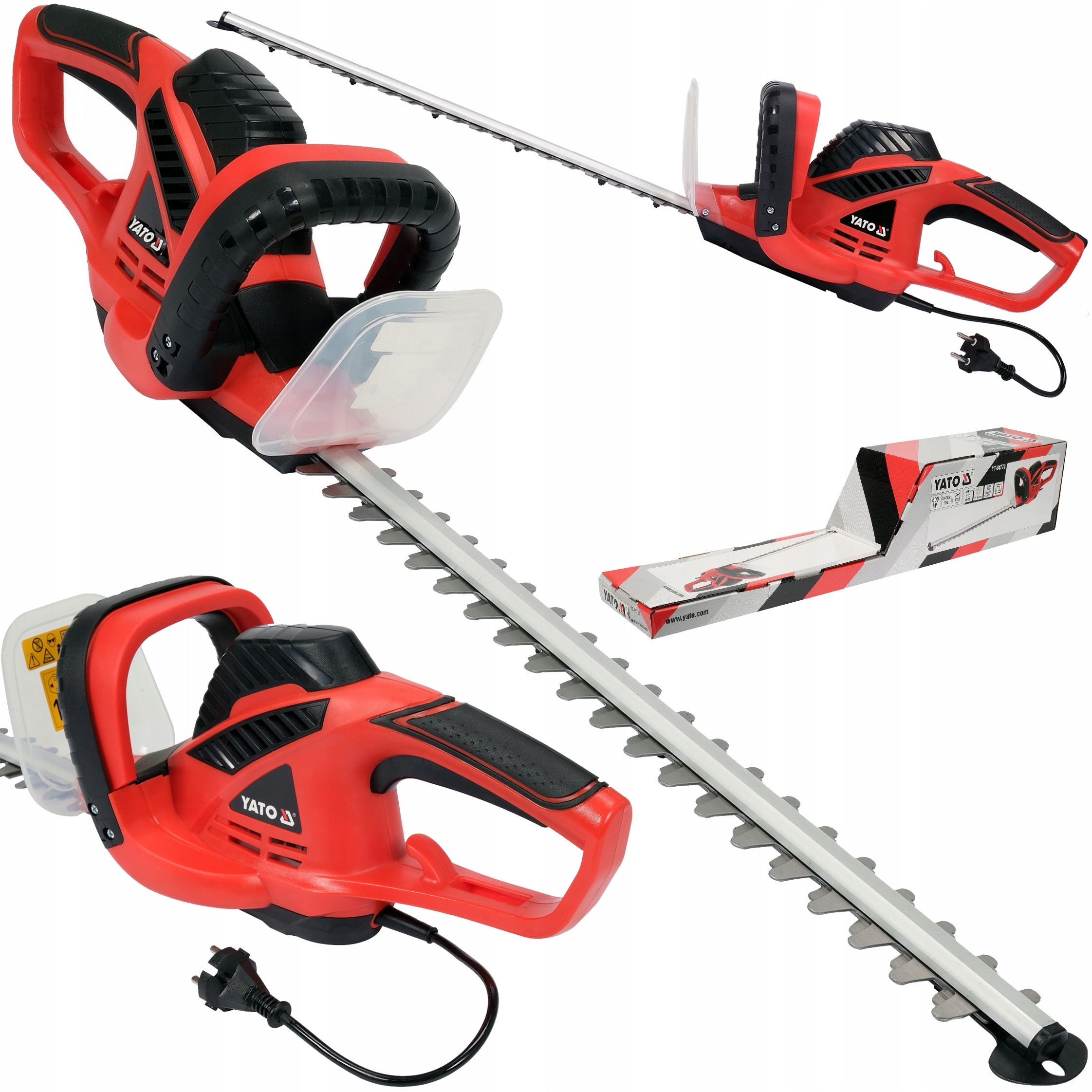 Nożyce Elektryczne Yato YT-84770 Do Żywopłotu Krzewów Gałęzi 51cm 600W