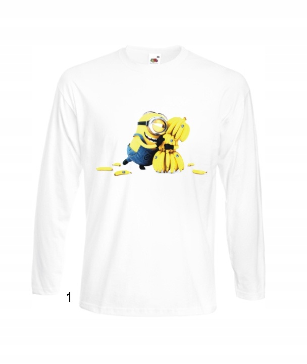 

Bluzka męska Minionki Stuart Bob Księżyc Banany