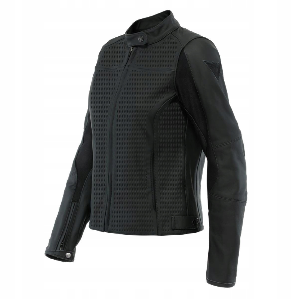 Kožená bunda Dainese Razon 2 Perf. Lady Čierna Veľkosť 42