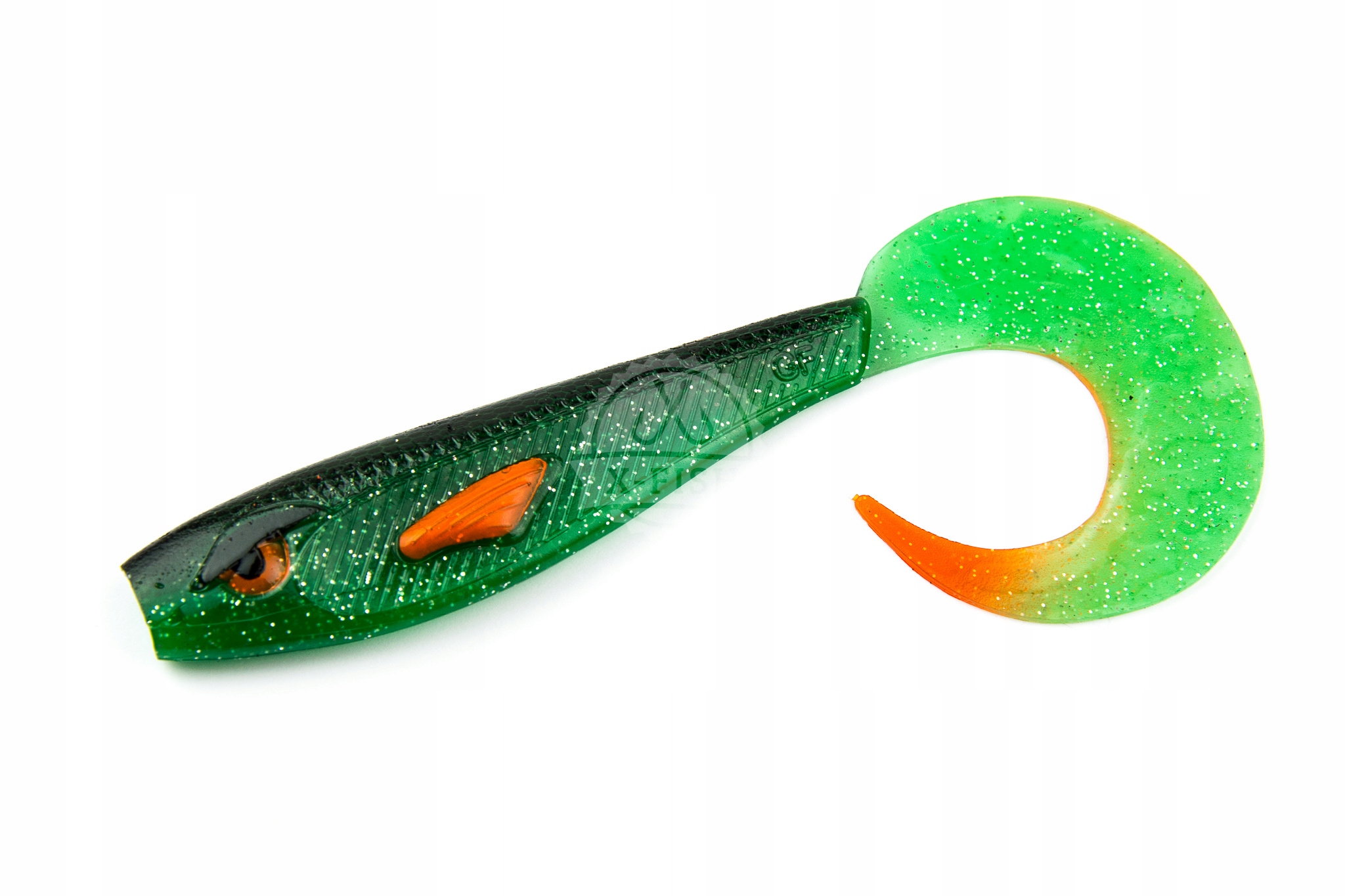 Guma Great Fish Rocky Twister 11cm 11g Toxic Green 2szt.