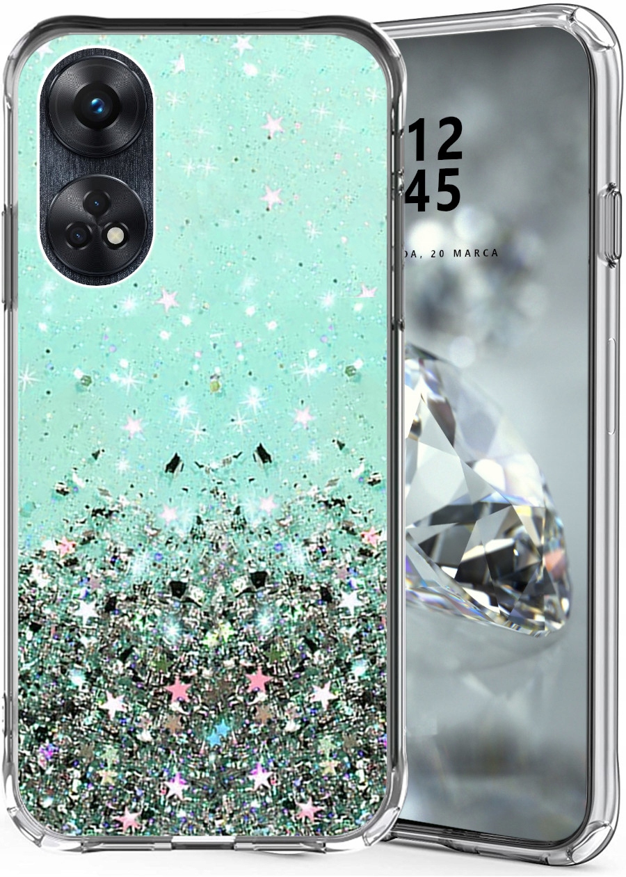 

Etui Do Oppo Reno 8T Shining Brokat Case
