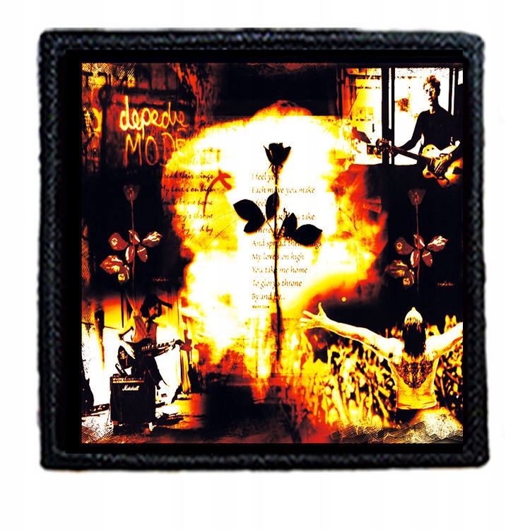 Naszywka DEPECHE MODE 10 x 10 cm Dużo Wzorów!