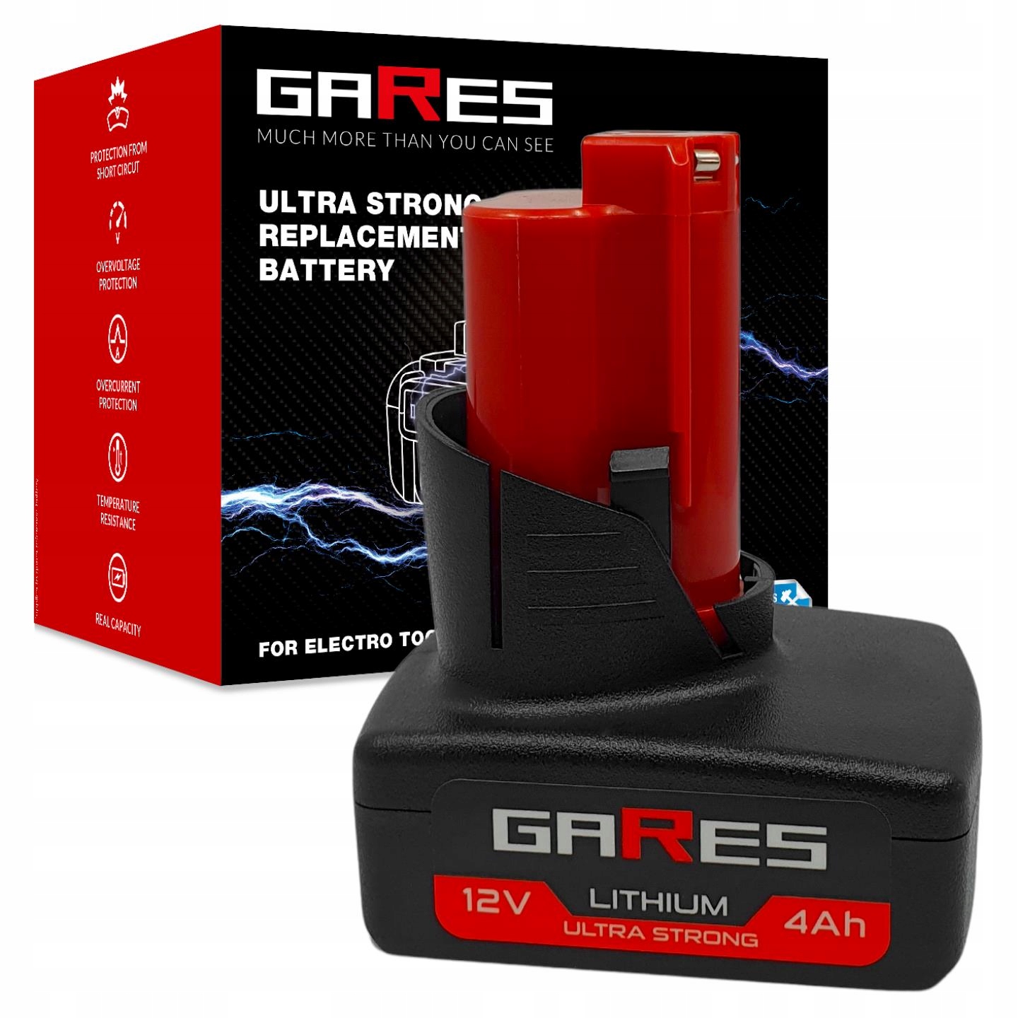 Baterie Akumulátor pro Milwaukee M12 B4 2404-22 CDD 2452-20 BID-0 12V 4Ah