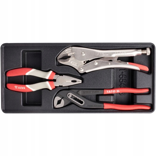 YATO YT-55463 НАБІР ПЛОСКОГУБЦІВ ДЛЯ ВИСУВНИХ ЯЩИКІВ