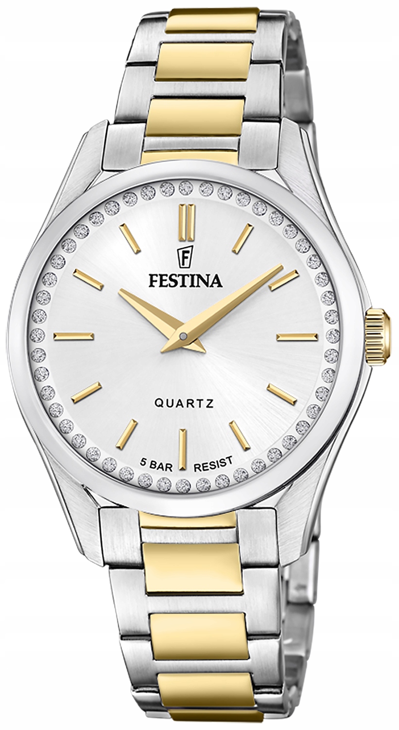 Dámské hodinky Festina F20619-1, Zirkony stříbro