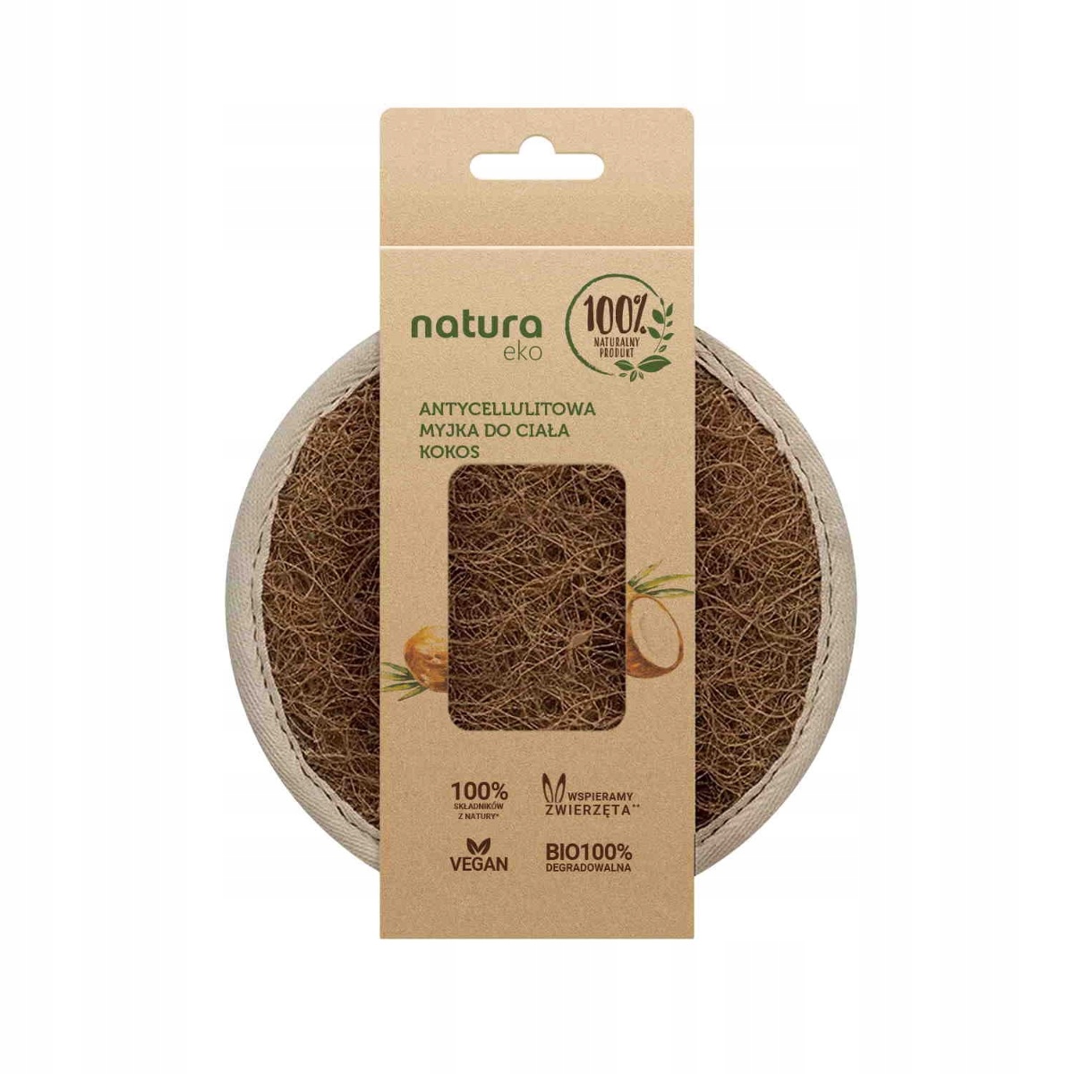 

Natura Eko Myjka Do Ciała Kokos Antycellulitowa