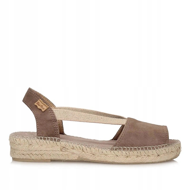 Dámské sandály Toni Pons Ella Taupe, hnědé, nazouvací espadrilky