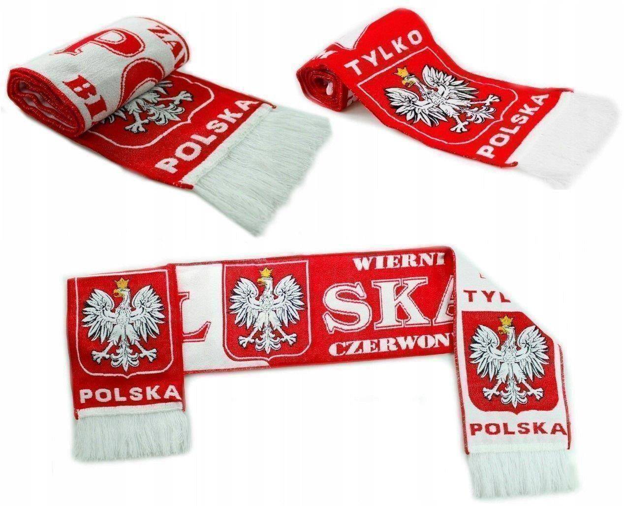 

Dwustronny szalik kibica Polska