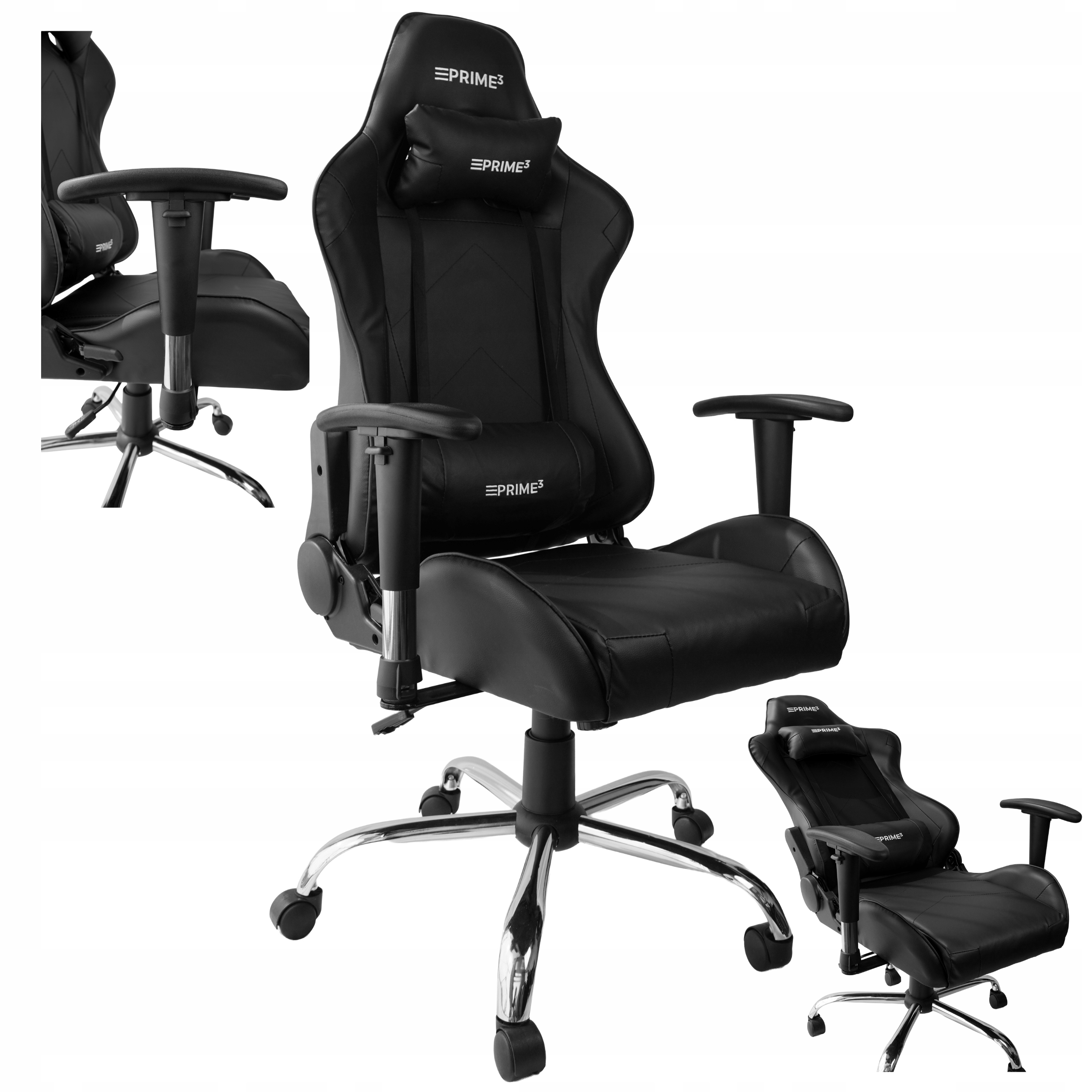 Fotel Gamingowy Krzesło Biurowe Dla Gracza 120kg N1TRO PRIME3 CGC41