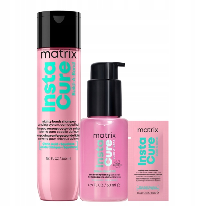 Matrix Instacure Build-A-Bond duet posilující vlasy šampon olej+BONUS